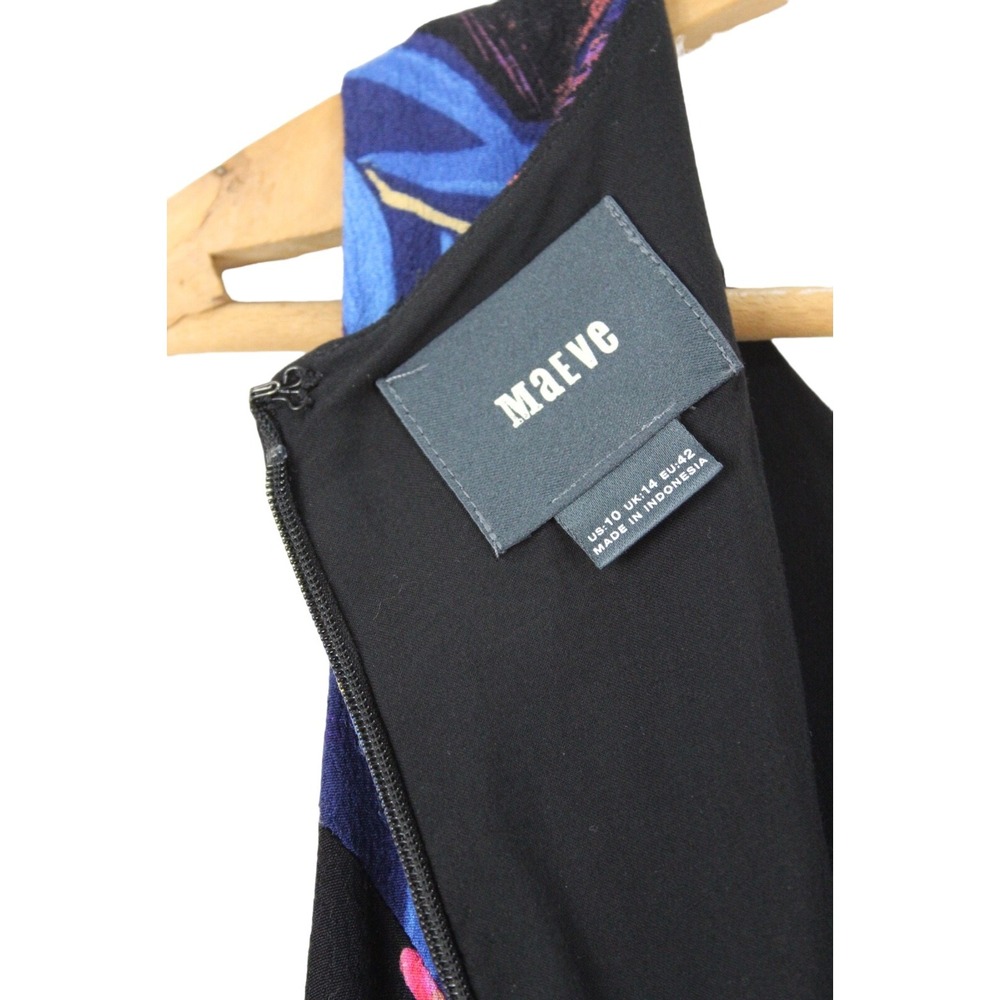 Anthropologie Maeve Elia Dress‎ size 10 Y2K Colorful Floral Fairy Whimsical - Picture 12 of 15